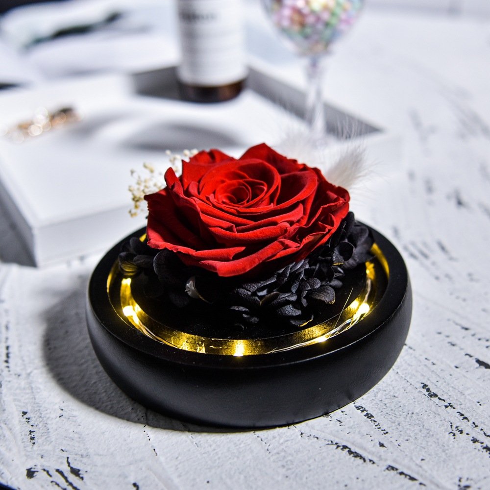 Preserved Fresh Real Rose Flower Gift Box For Valentine's Day Birthday Anniversary Mother's Day Everlasting Eternal Rose Flowers