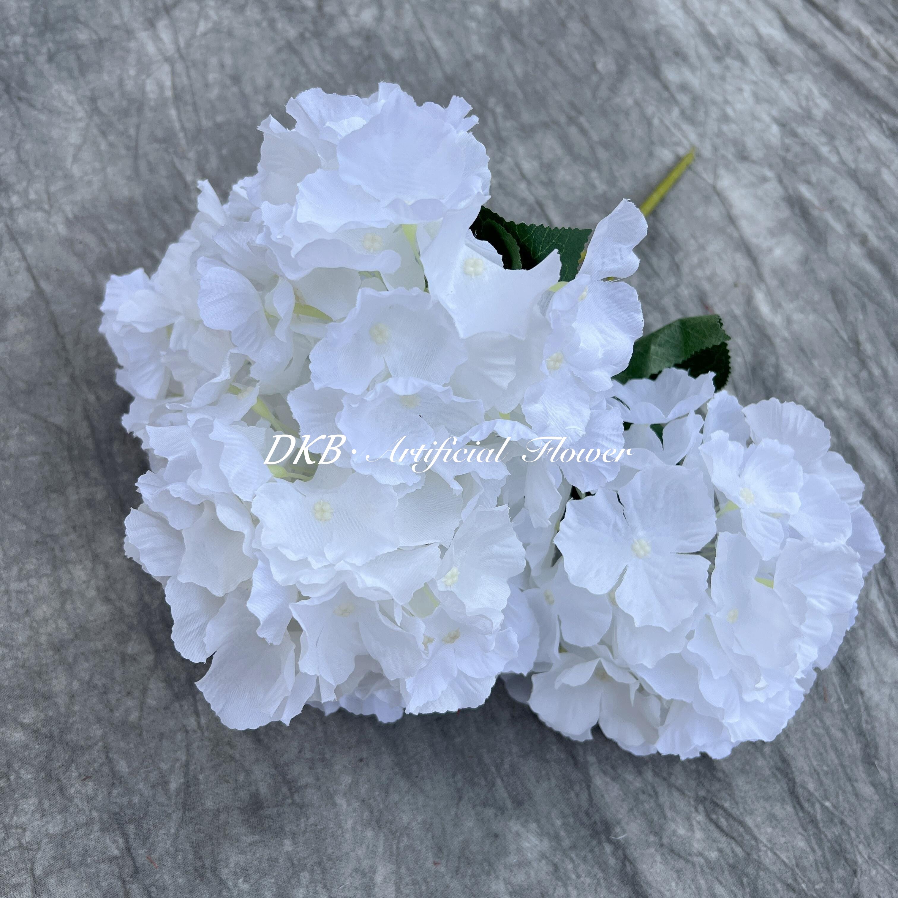 Artificial flower factories wholesale real touch white red artificial hydrangea flowers hydrangea preserved flowers