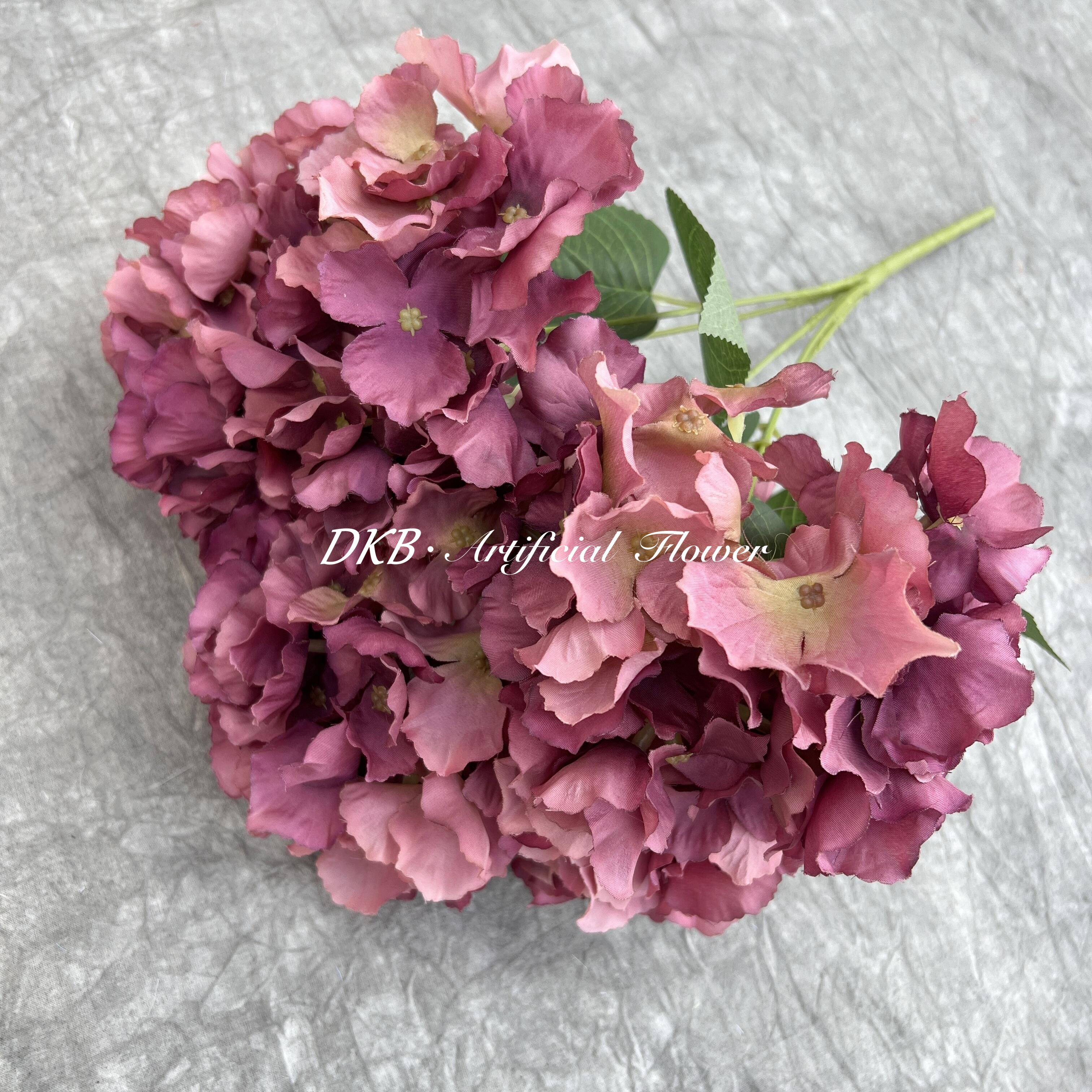 Artificial flower factories wholesale real touch white red artificial hydrangea flowers hydrangea preserved flowers