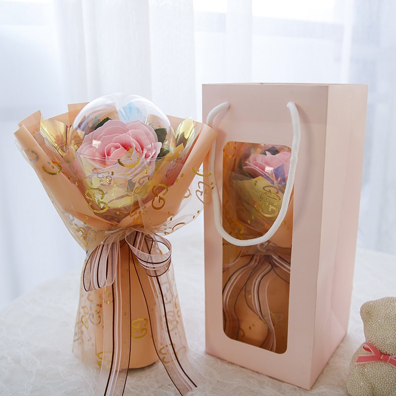 A Single Soap Flower Bouquet Promotional Business Gifts