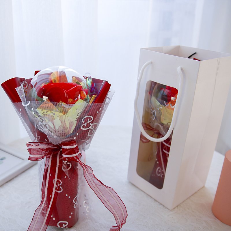 A Single Soap Flower Bouquet Promotional Business Gifts