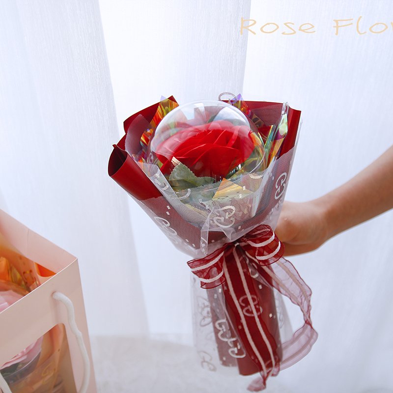 A Single Soap Flower Bouquet Promotional Business Gifts