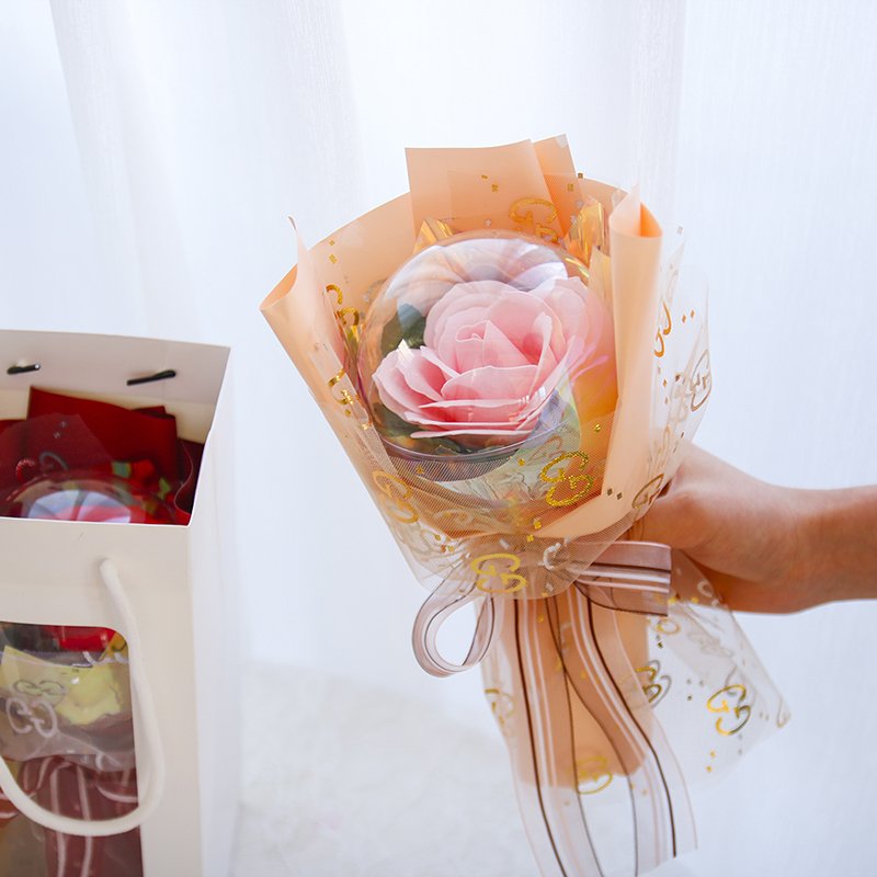 A Single Soap Flower Bouquet Promotional Business Gifts