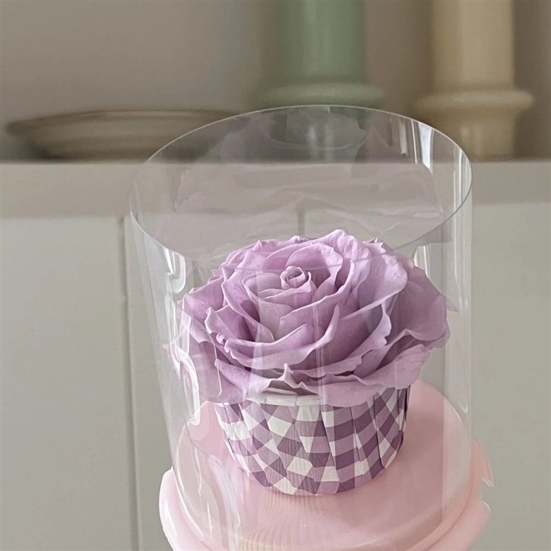 Small size cheap price elegant style 4-5cm rose head preserved roses with various color long life forever green rose flower