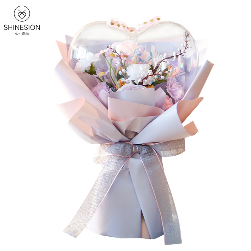 High Quality Creative Eternal Flower Tote Bag Practical Soap Flower Birthday Gift For Girlfriend