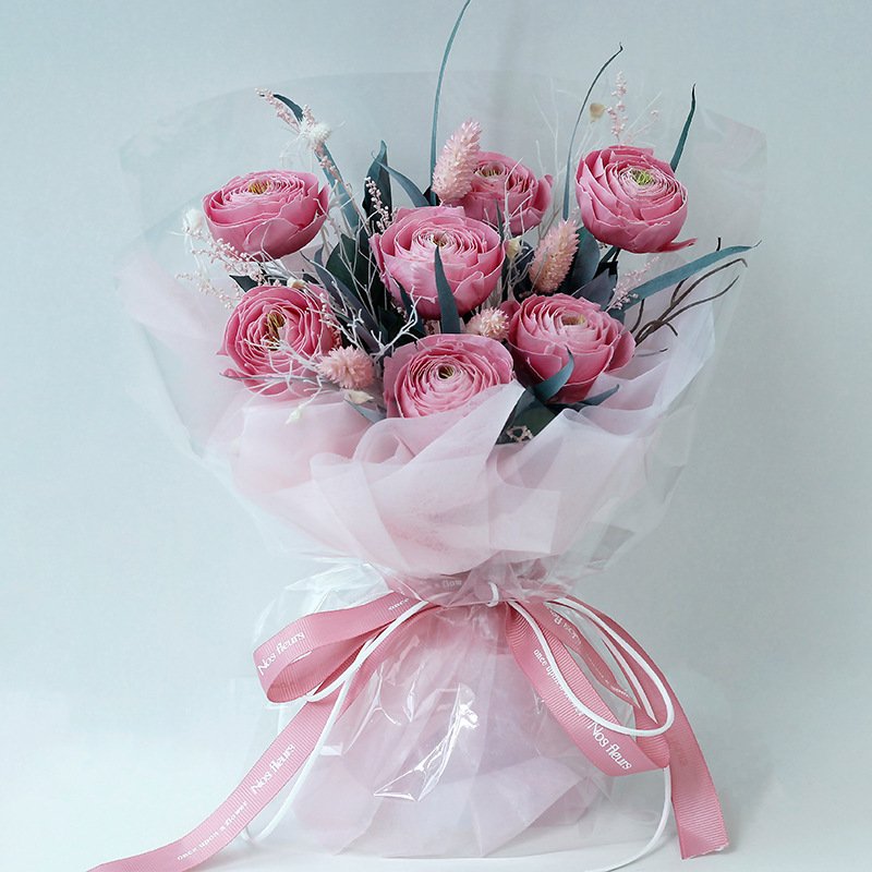 TC Natural Real Peony Wedding Home Decorative Flowers For Girls Valentine's Day Gifts Preserved Peony Bouquet