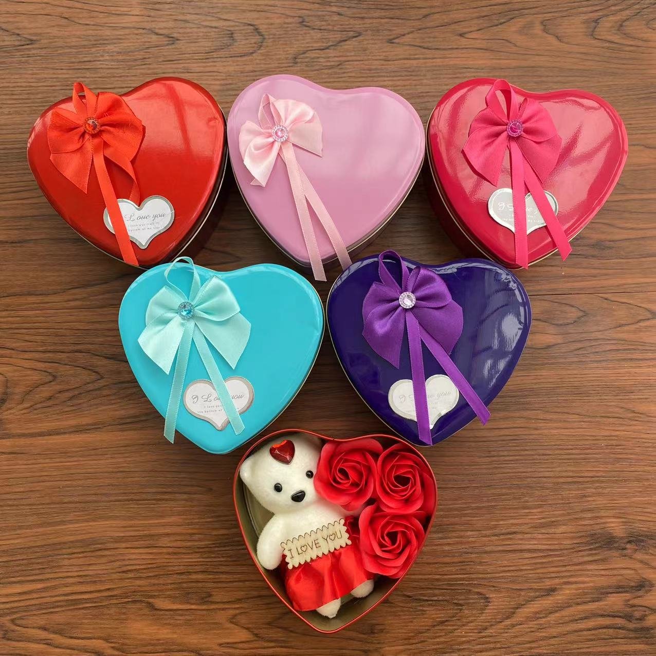 Popular Soap Rose Flower Gift Box Rose Soap Flower Gift with Flower Box for Gift Holiday Party Christmas