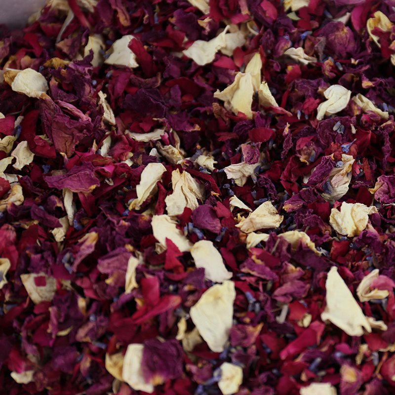 Organic Preserved Natural Dried Roses Elegant Confetti Flower Petals for Christmas Wedding Table Decoration