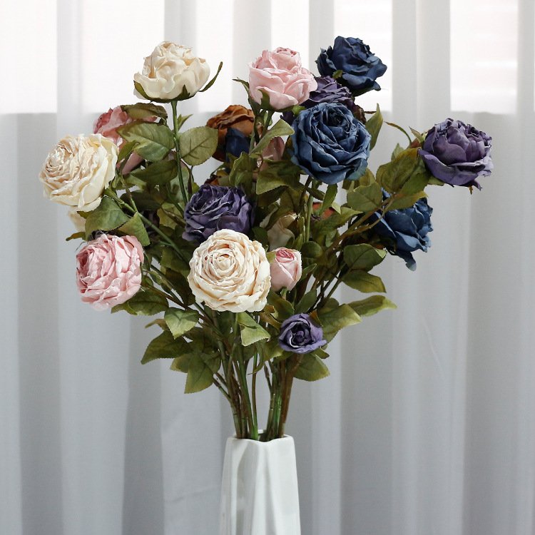 flowers for decoration wedding artificial orchid flower preserved roses custom logo