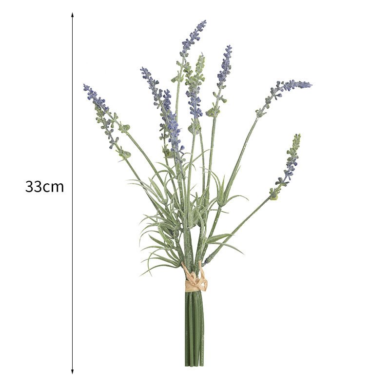 Simplicity 8 STICKS OFLAVENDER Artificial Flowers Bouquet For Home Decoration