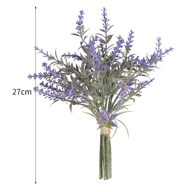 Simplicity 8 STICKS OFLAVENDER Artificial Flowers Bouquet For Home Decoration