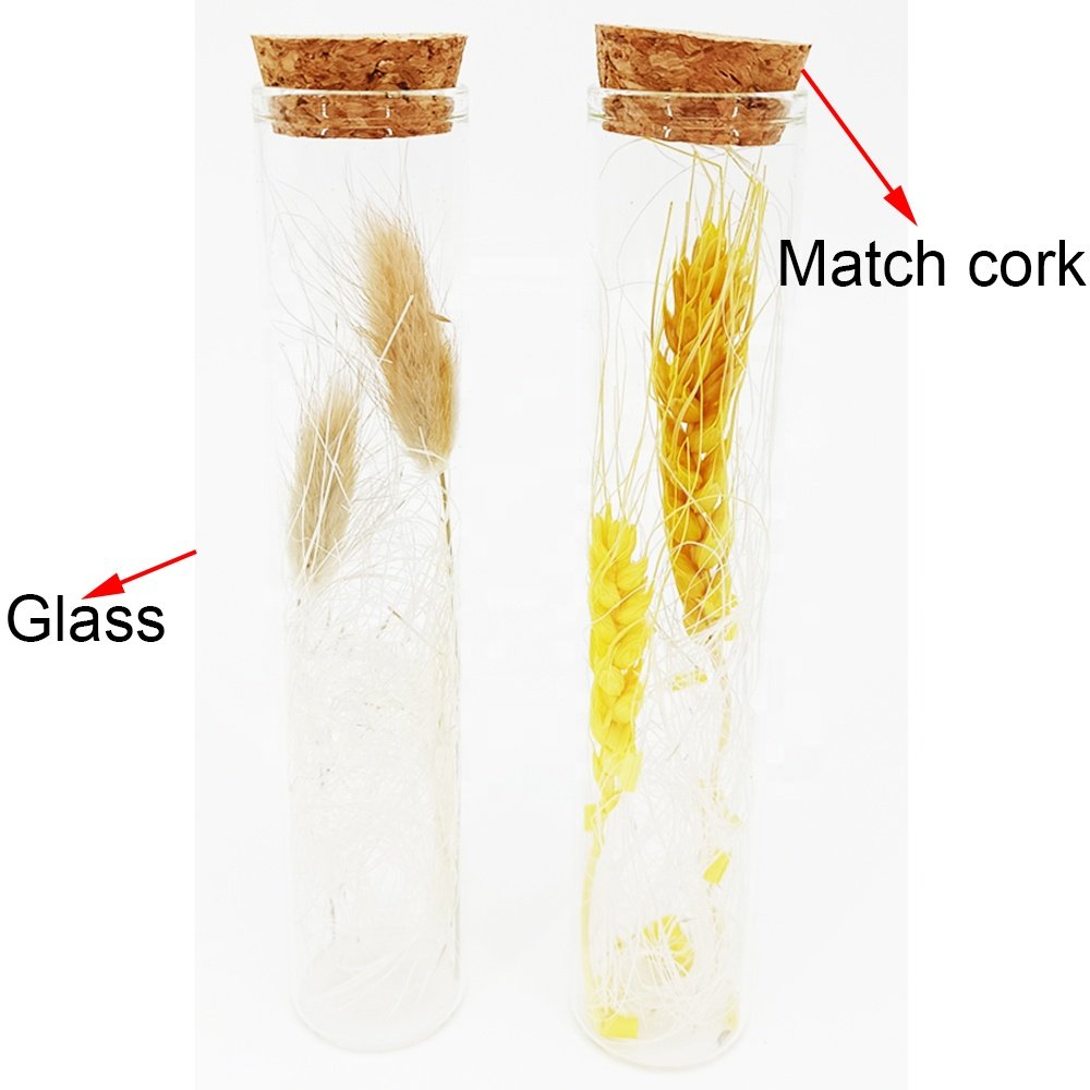 Handmade Eternal Flower Preserved Plants Real Flowers Dry Flowers in Glass Jar Bottle For Women Office Desk Table Decoration