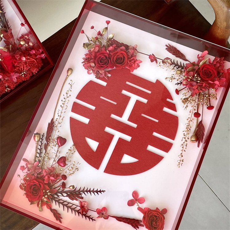 High Quality Original Vintage Style Diy Preserved Fresh Forever Flower Picture Photo Frame