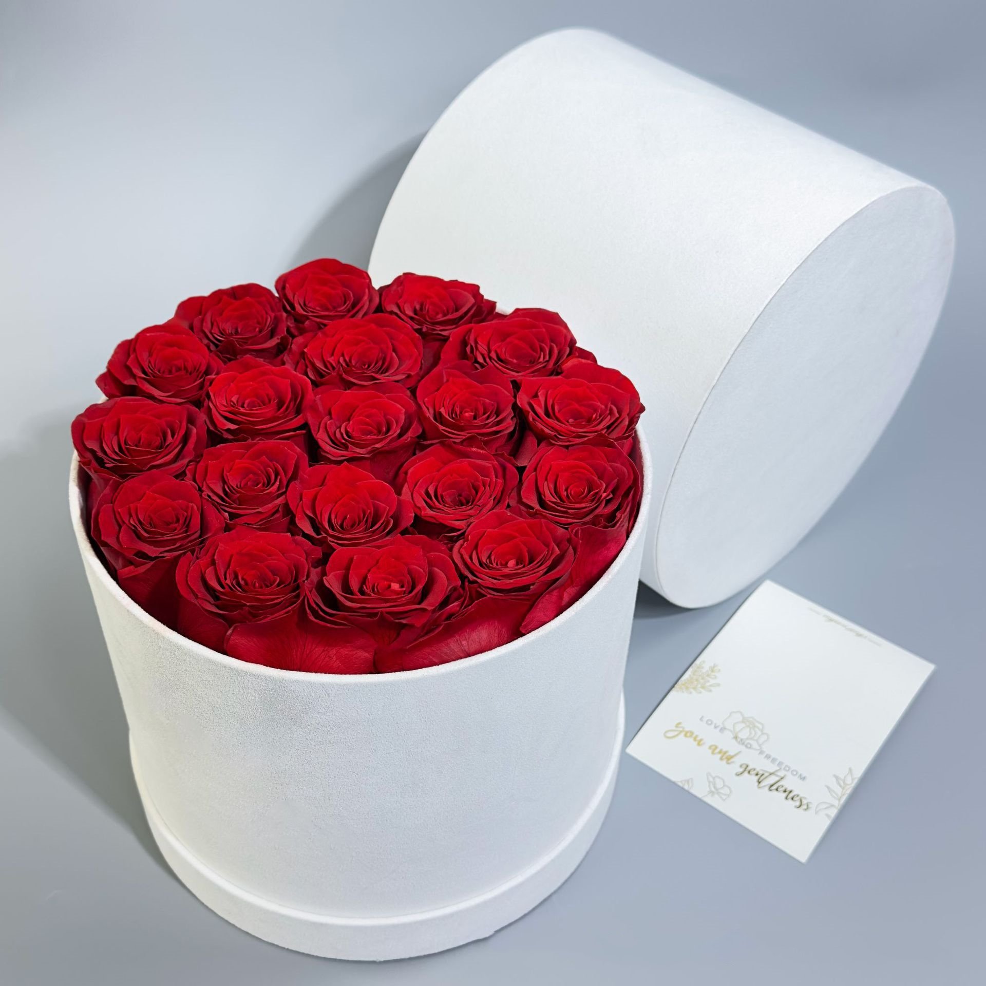 Decorative Flowers Valentines Day Gift Immortal Infinity Eternal Forever Stabilized Preserved Roses Box