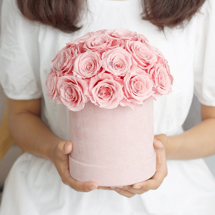 Decorative Flowers Valentines Day Gift Immortal Infinity Eternal Forever Stabilized Preserved Roses Box