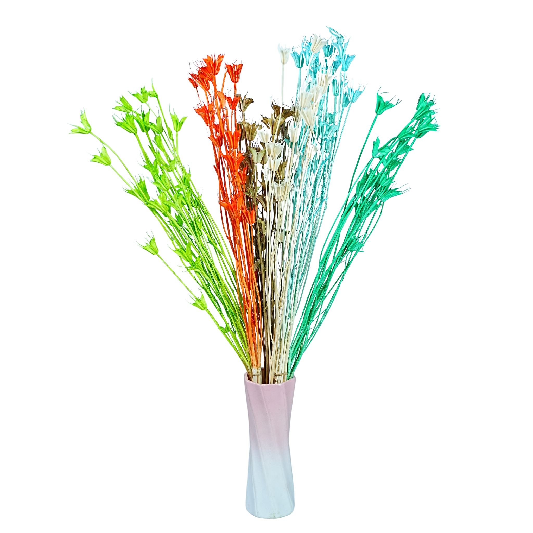 Factory direct sales Diy Real Dried Flowers Wedding Bouquet Preserved Flower Octagonal Flower Nigella orientalis