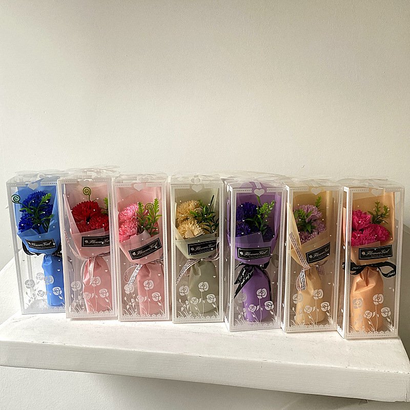 Mother's Day Valentine's Day Christmas Day Soap Rose Flower Bouquet Gift Box