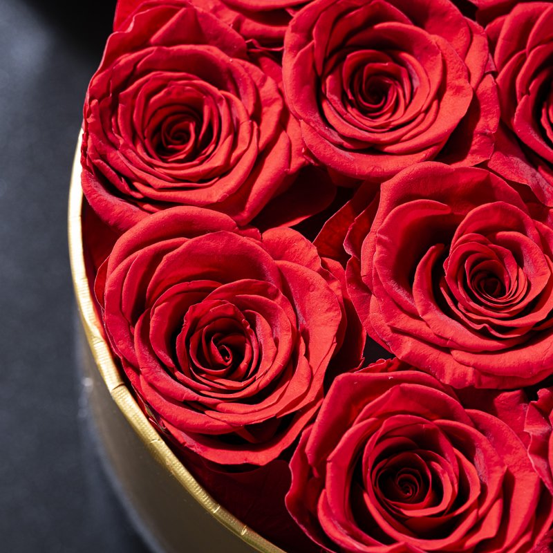 New Year Box Perfect Valentines Day Gift Immortal Infinity Eternal Forever Stabilized Preserved Roses in Gift Box Chinese