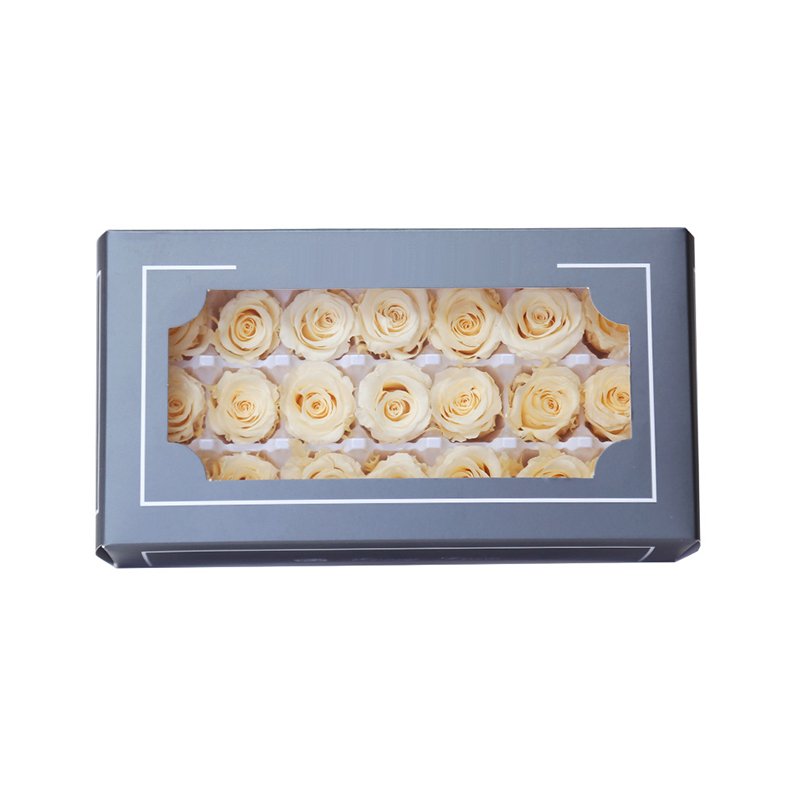 Eternal preserved rose flower 21 pcs wholesale permanent A Grade eternity roses 2 - 3 cm everlasting real touch Preserved Rose
