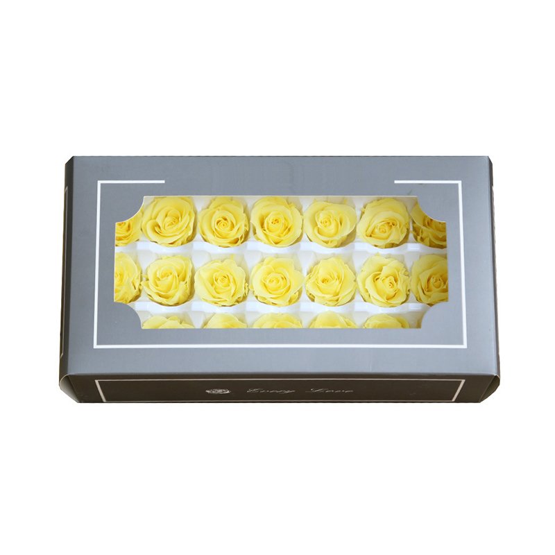 Eternal preserved rose flower 21 pcs wholesale permanent A Grade eternity roses 2 - 3 cm everlasting real touch Preserved Rose