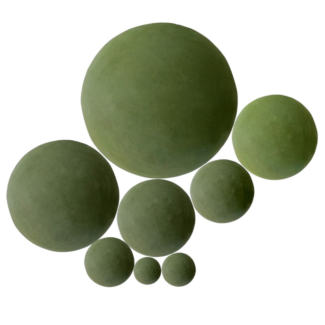 Cheapest Export Price Top Premium Quality Floral Foam Decorative Flowers & Wreaths Wet Sphere Foam in Army Green