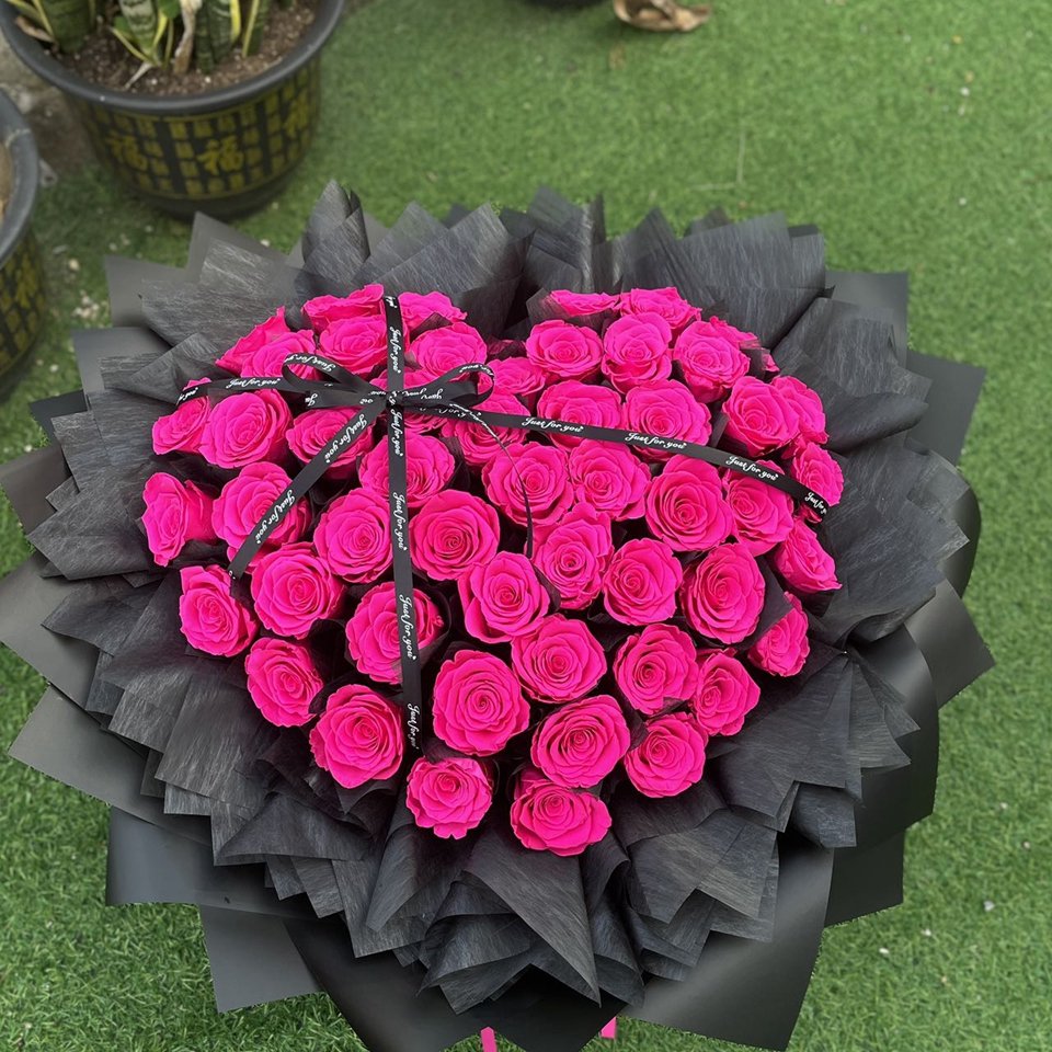 Wedding Gift Home Decoration 52 roses Large Bouquet Eternal Immortal Rose Preserved Flowers luxury preserved roses bouquet