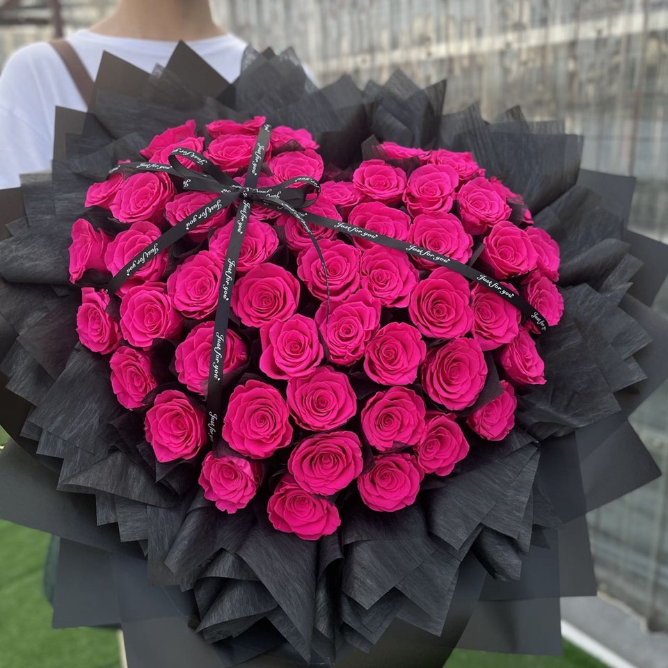 Wedding Gift Home Decoration 52 roses Large Bouquet Eternal Immortal Rose Preserved Flowers luxury preserved roses bouquet