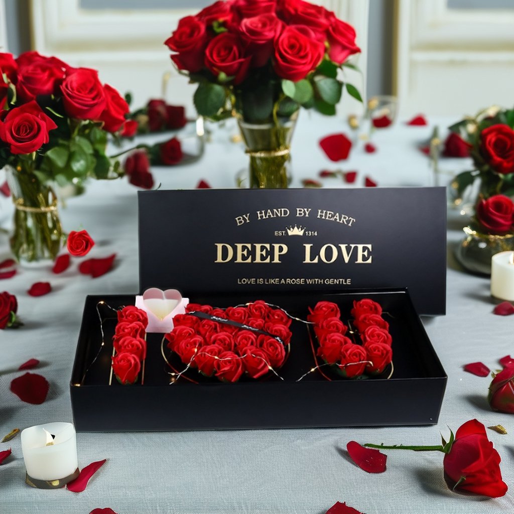 Wholesale I Love You Preserved Roses I love U Gift Boxes Valentine's Day Christmas Graduation Mother's Day Easter Celebrations