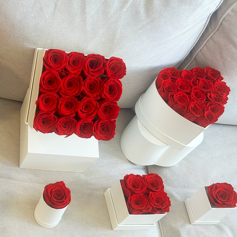 Factory Wholesale Valentine's Day Lover Gifts Forever Decorated Save Rose Box Flower Luxury Custom Box