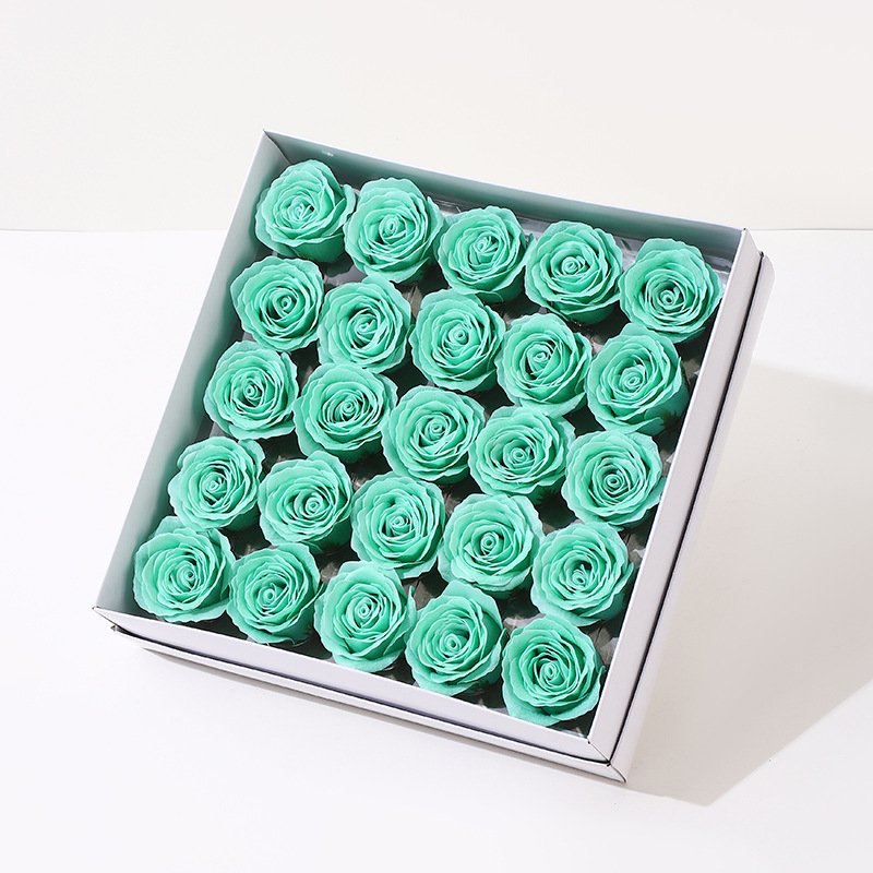 Diy Handmade Soap Rose Flower 7Layer Preserved Fresh Flower Soap Flower 25piece A Box