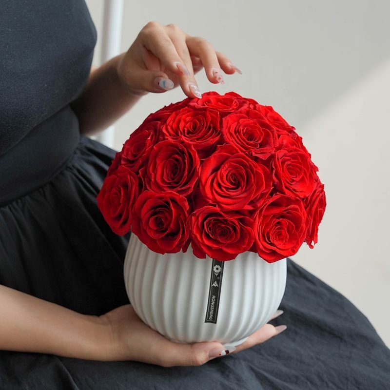 wholesale preserved flowers gifts preserved rose bouquets decorative home decor preserved real rose