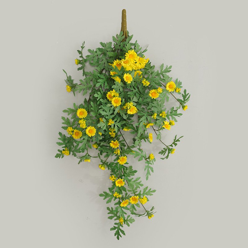 Natural Yellow 80cm Sun Flower Artificial Flowers Bouquet For Home Decoration