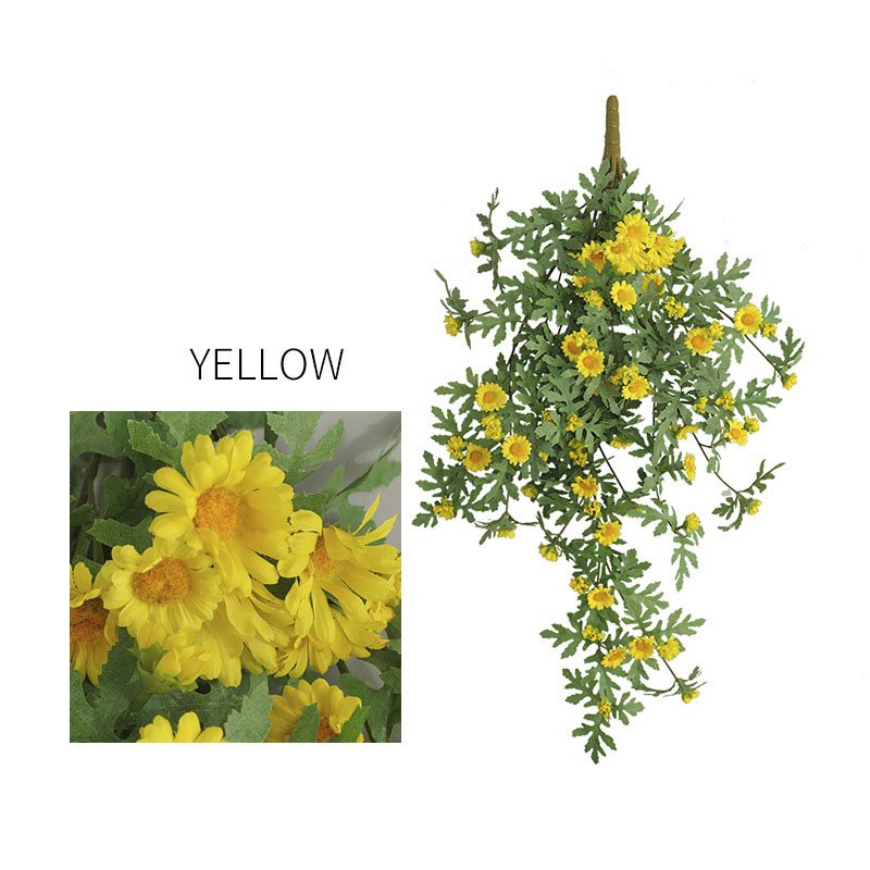 Natural Yellow 80cm Sun Flower Artificial Flowers Bouquet For Home Decoration