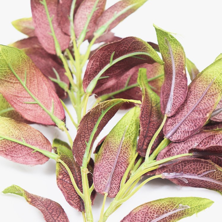 High Quality 54cm 2 Heads of Sage Leave Single Branch Decorative Easter Flowers and Wreaths Plants