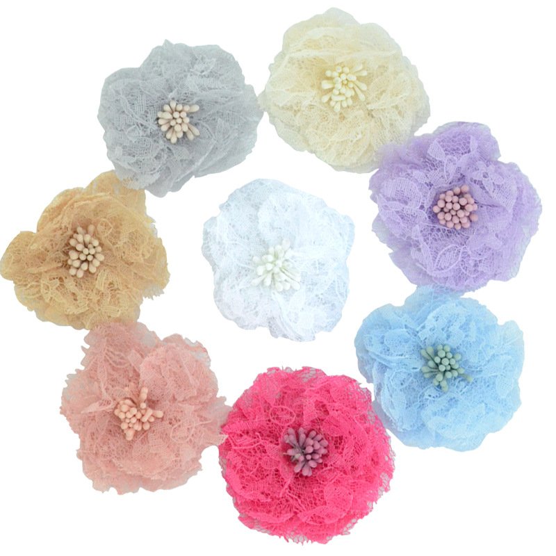 Fashion Handmade artificial Flower Bridal White Chiffon Flower Women'S Belt For wedding Dresses flores artificiales al por mayor