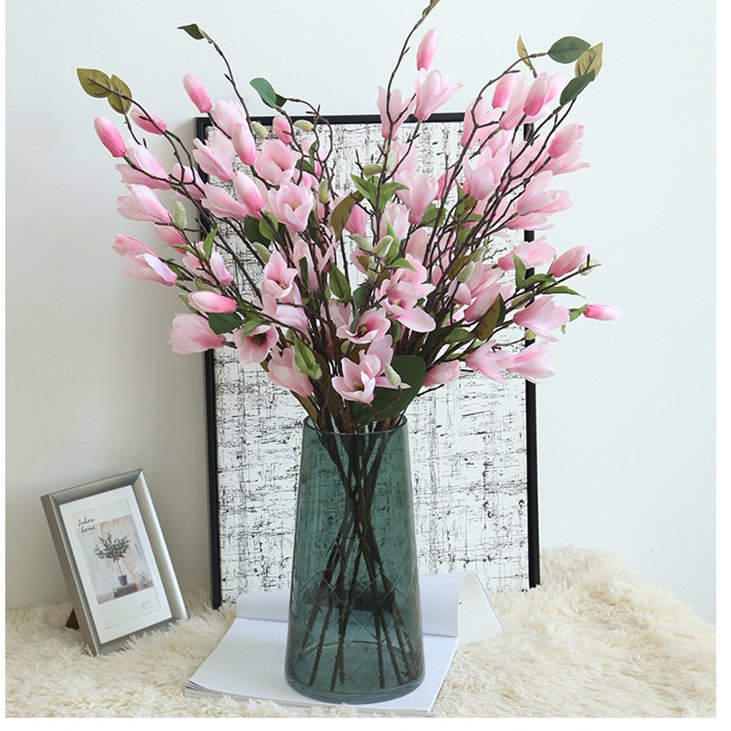 Preserved flower heads hanging flowers wedding bouquet artificial flowers decoration Magnolia