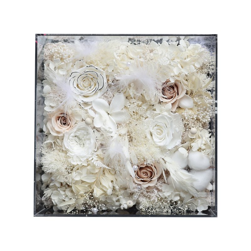 New Arrival Eternal Love Series Preserved Flower Ornaments For Valentine's Day Wedding Decoration flowers Anniversary Gift