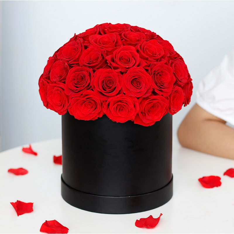 Lovebay Eternal Roses Preserved Flowers Rosas Eternas Preservadas Mushroom Head Shape Preserved Flower With Exquisite Gift Box
