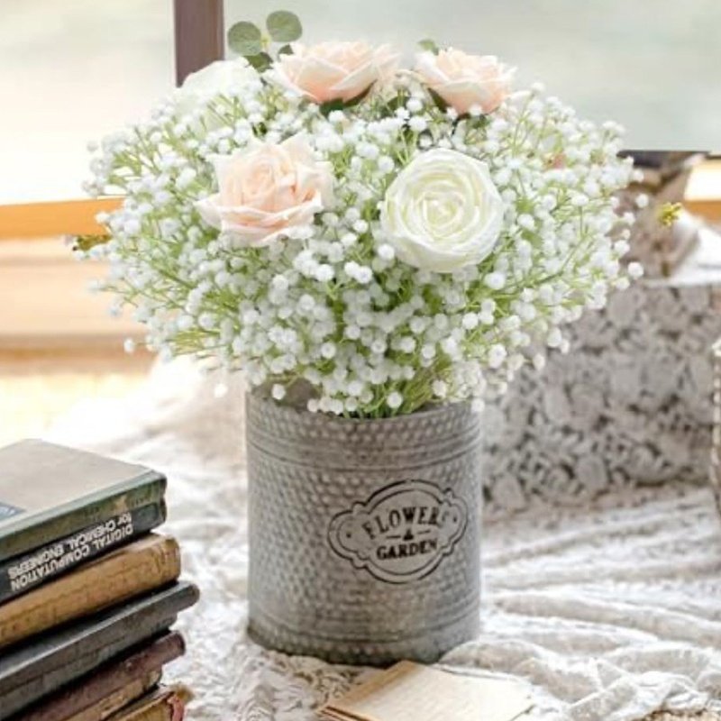 Preserved Star Flowers Fashion Hand Tied Bouquet Flowers Baby Breath Natural Preserved Flowers