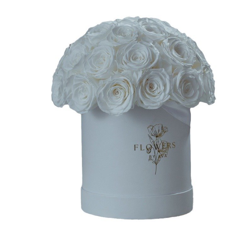 Mushroom Shape Real Natural Preserved Roses Long Lasting Immortal Eternal Forever Flowers Arrangement Box Natural Plants Flowers