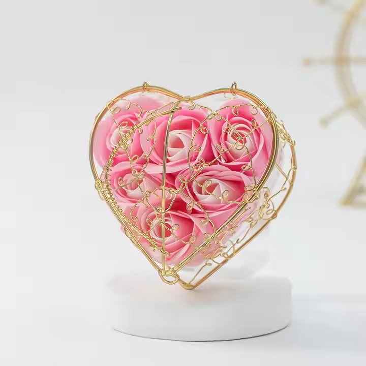 2025 Hot Selling Preserved Exclusive Soap Flower Valentines Day Gifts Saint Valentin San St Set Roses Box Gift
