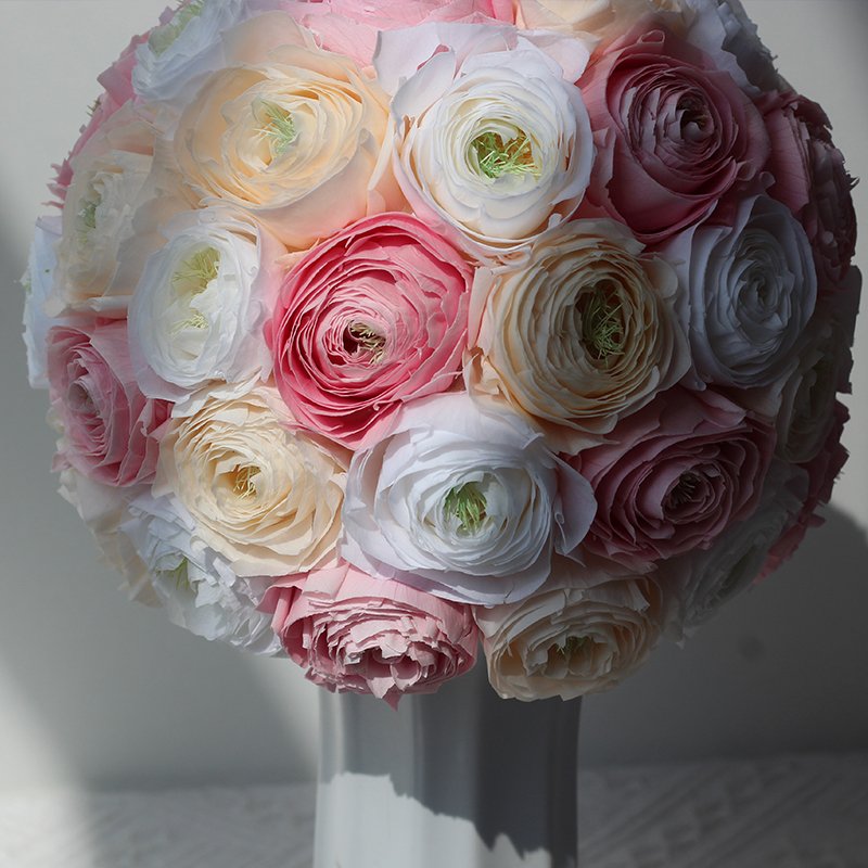 Decorations for Home Preserved Flower Valentine Day Rose Eternal Real Floral Deco Long Lasting Natural Preserved Rose Vases