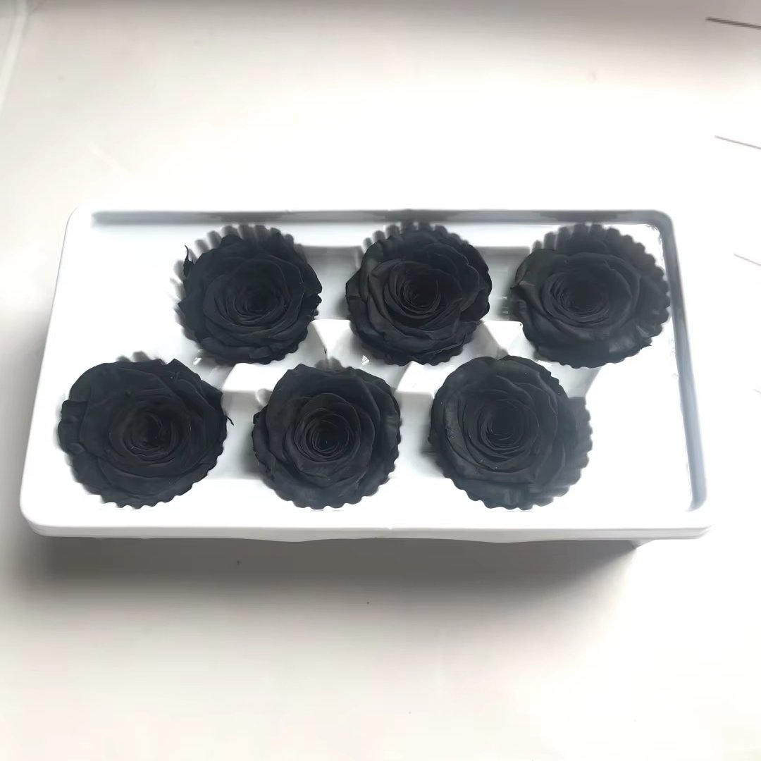 Wholesale High Quality Beautiful Roses Heads Preserved 5-6 cm Rose Head