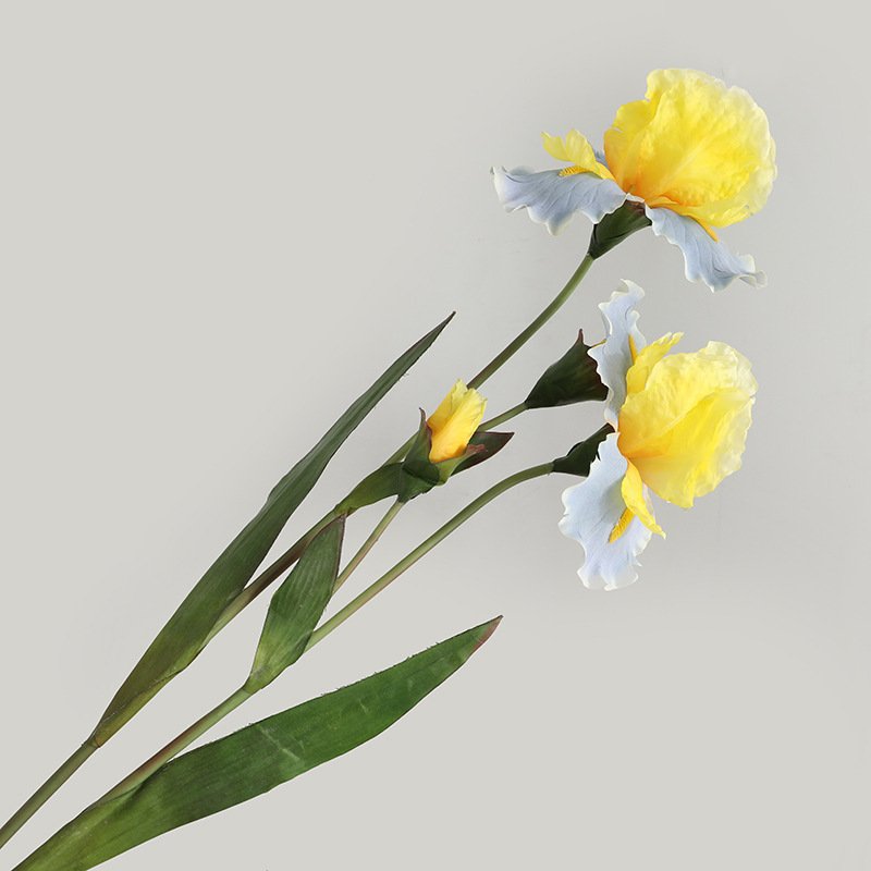Hot selling ink halo dyed artificial Veneto iris for Home & Wedding Decor