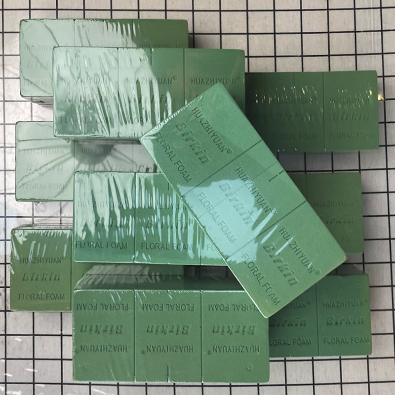 Wholesale Eco-friendly Floral Foam Mud Easy To Absorb Wet Floral Foam Bricks Wedding Florist Flower Arrangement Fixing