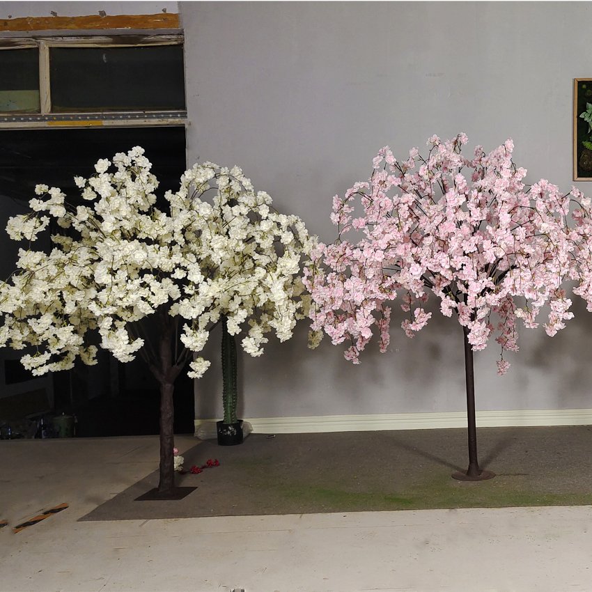 Artificial Custom Indoor Little Flower Green Banyan Tree Table Centerpieces Tree