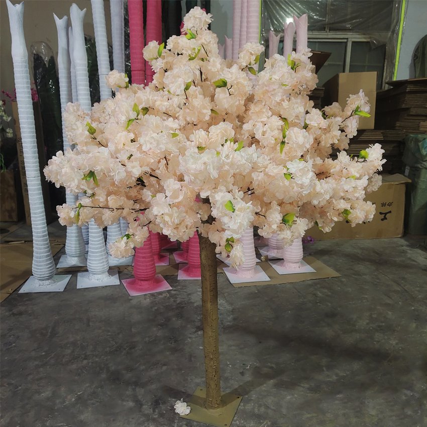 Artificial Custom Indoor Little Flower Green Banyan Tree Table Centerpieces Tree