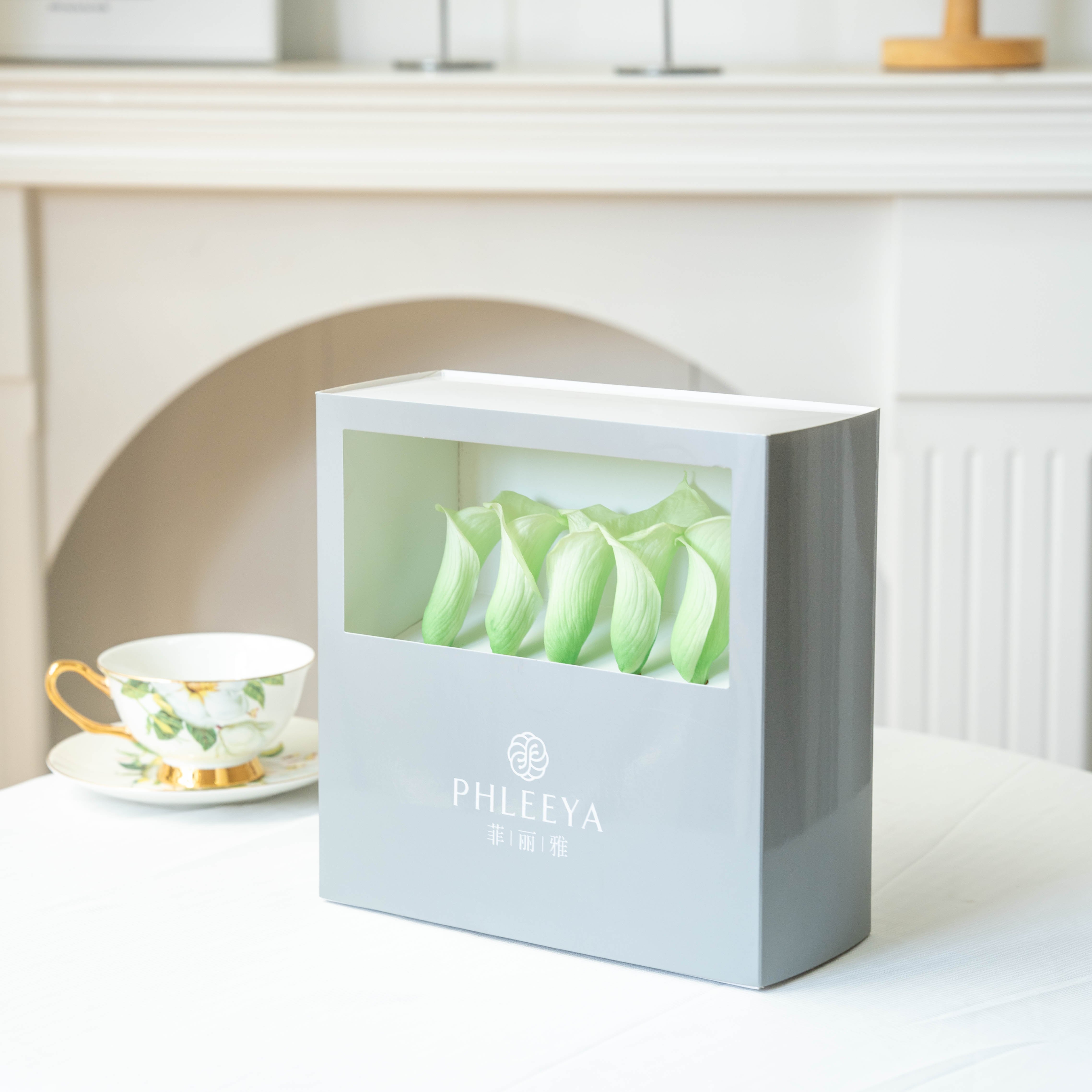 Preserved Flowers Calla Lily Forever Real Flower Eternal Love Gift Box for Valentine's Day Birthday Wedding