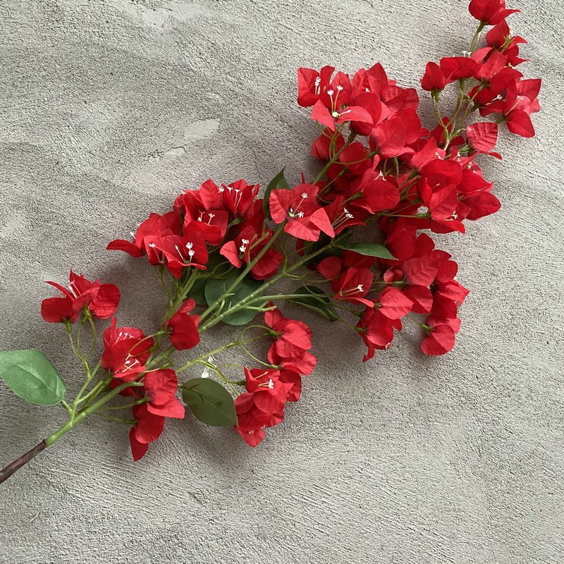 Wholesale Cheap Artificial Silk Tree Bougainvillea Plant Flower For Decoration