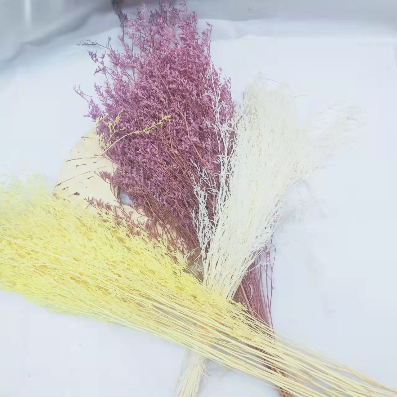 Ins hot selling dried preserved limonium flower for home/wedding/decoration flower arrangement on INS